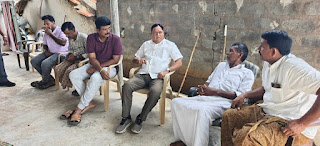 యల్లంపేటలో కార్యకర్తలను పరామర్శించిన మాజీ ఎమ్మెల్యే డి ఎస్ రెడ్యా నాయక్.