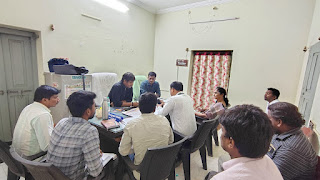 మండల అభివృద్ధి, వరదల నివారణ చర్యలపై సమీక్ష.