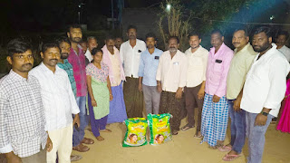 కందాళ స్ఫూర్తితో సర్పంచి చేయూత: మృతుడి కుటుంబానికి 50 కేజీల బియ్యం పంపిణీ.