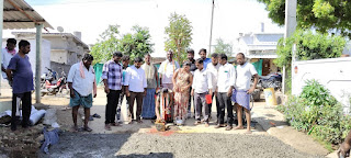 గిరిపురంలో 8 లక్షలతో సిమెంటు రోడ్డు ప్రారంభం