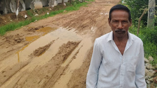 చినుకు పడితే చిత్తడయ్యే రోడ్లు....తీవ్ర ఇబ్బందుల్లో 13వార్డ్ కాలనీవాసులు